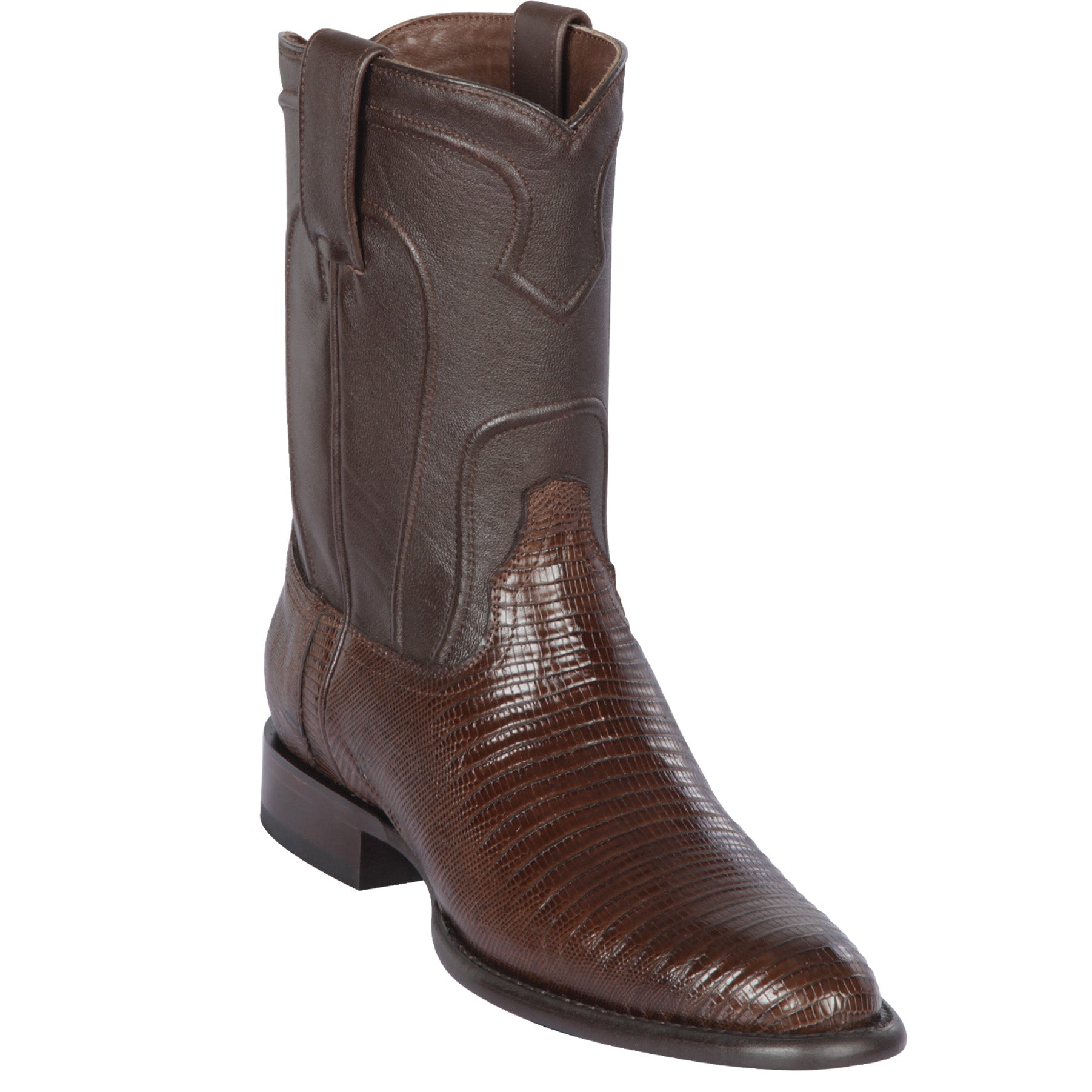 Brown Lizard Roper Boots