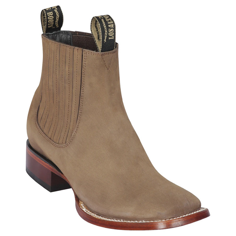 Mens Ankle Square Toe Boot - Los Altos Boots