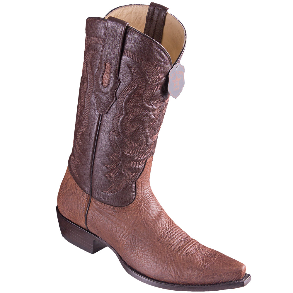 Brown Bull Shoulder Cowboy Boot