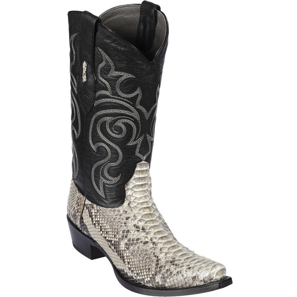 snakeskin cowboy boot