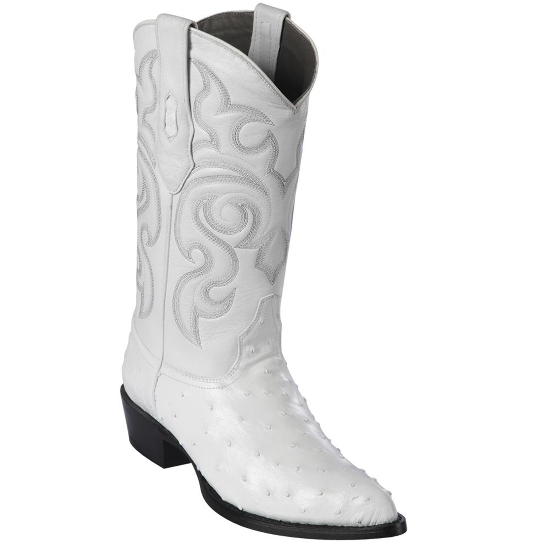 White Ostrich Boot