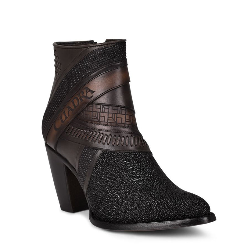 Cuadra Stingray Women's Black Booties - 3F86MA