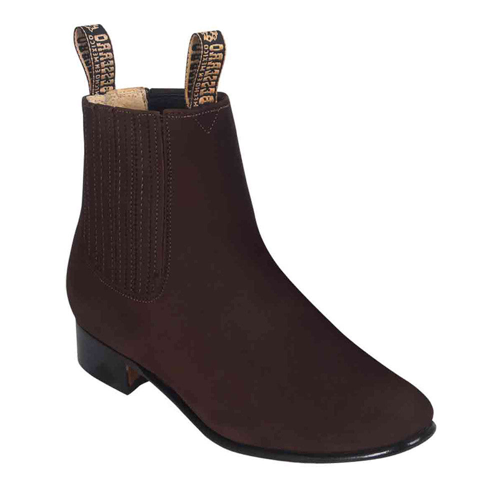 CRAZY BULL Men\'s Charro Botin Short Anckle Suede Size Mexico‎ 25.5  US 8.5 Charro Nobuck Leather Ankle Boots - Ankle Boots – Don Max  main image 3