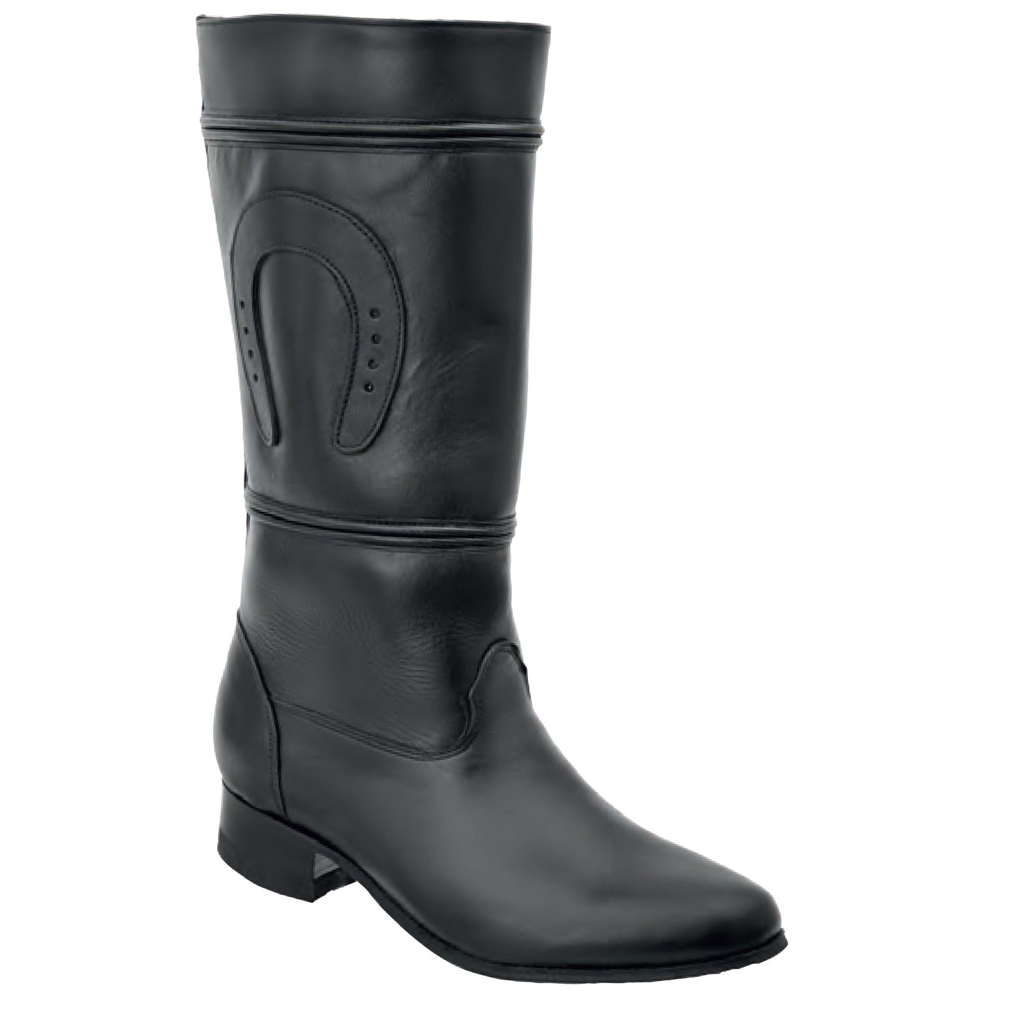 Botas de Escaramuza para Dama Piel Napa Original Color Negro WD-399 main image 1