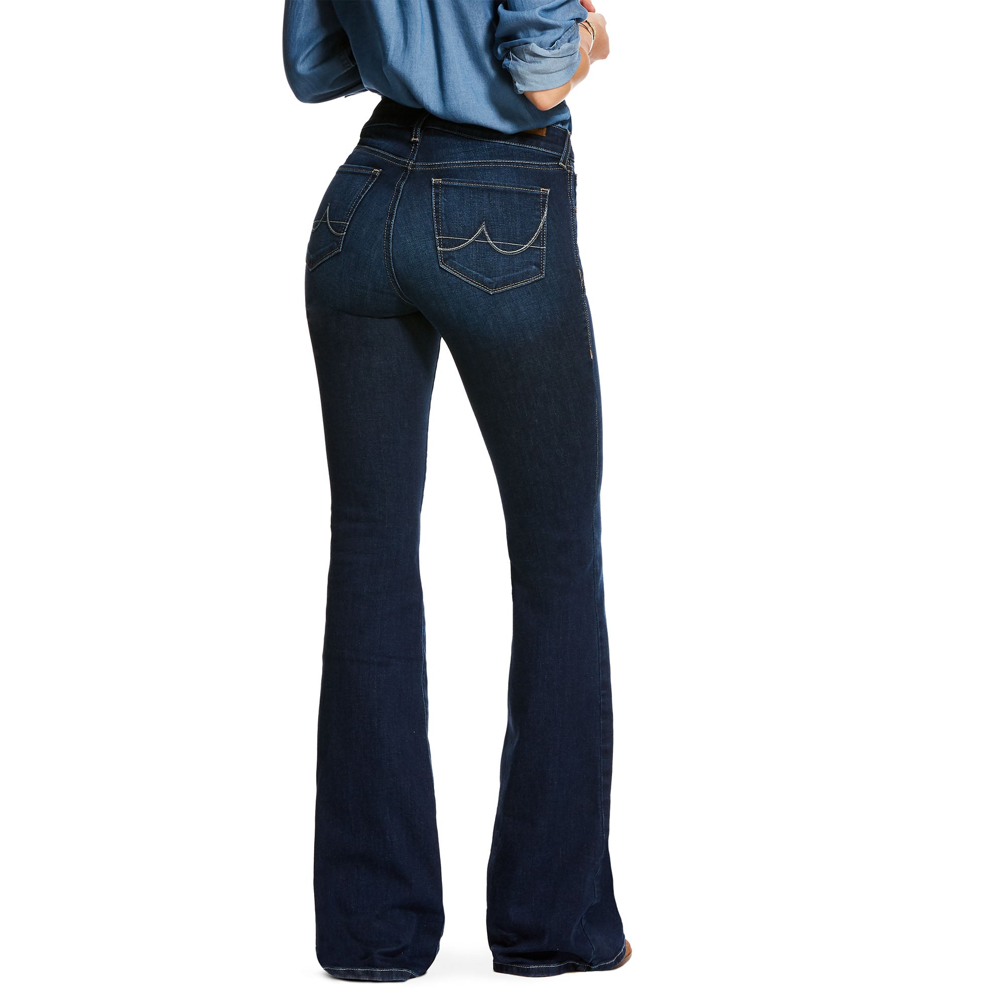 Women's Ariat Katie Flare Jeans back view