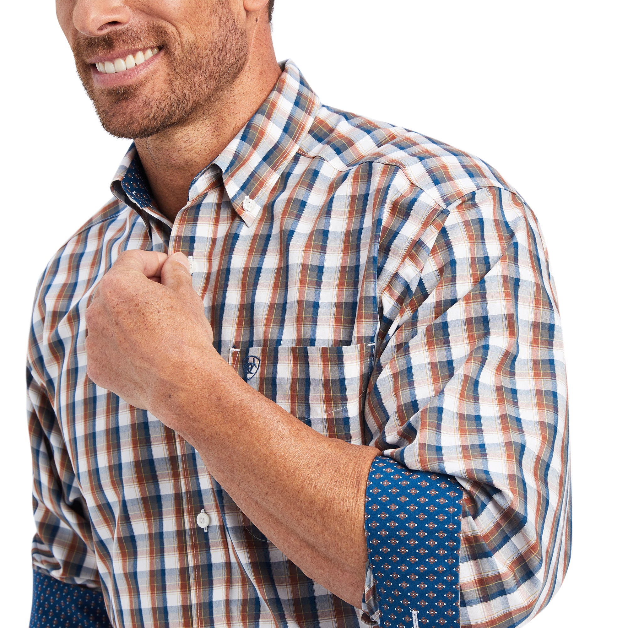 Men's Wrinkle Free Scout Classic Long Sleeve Shirt