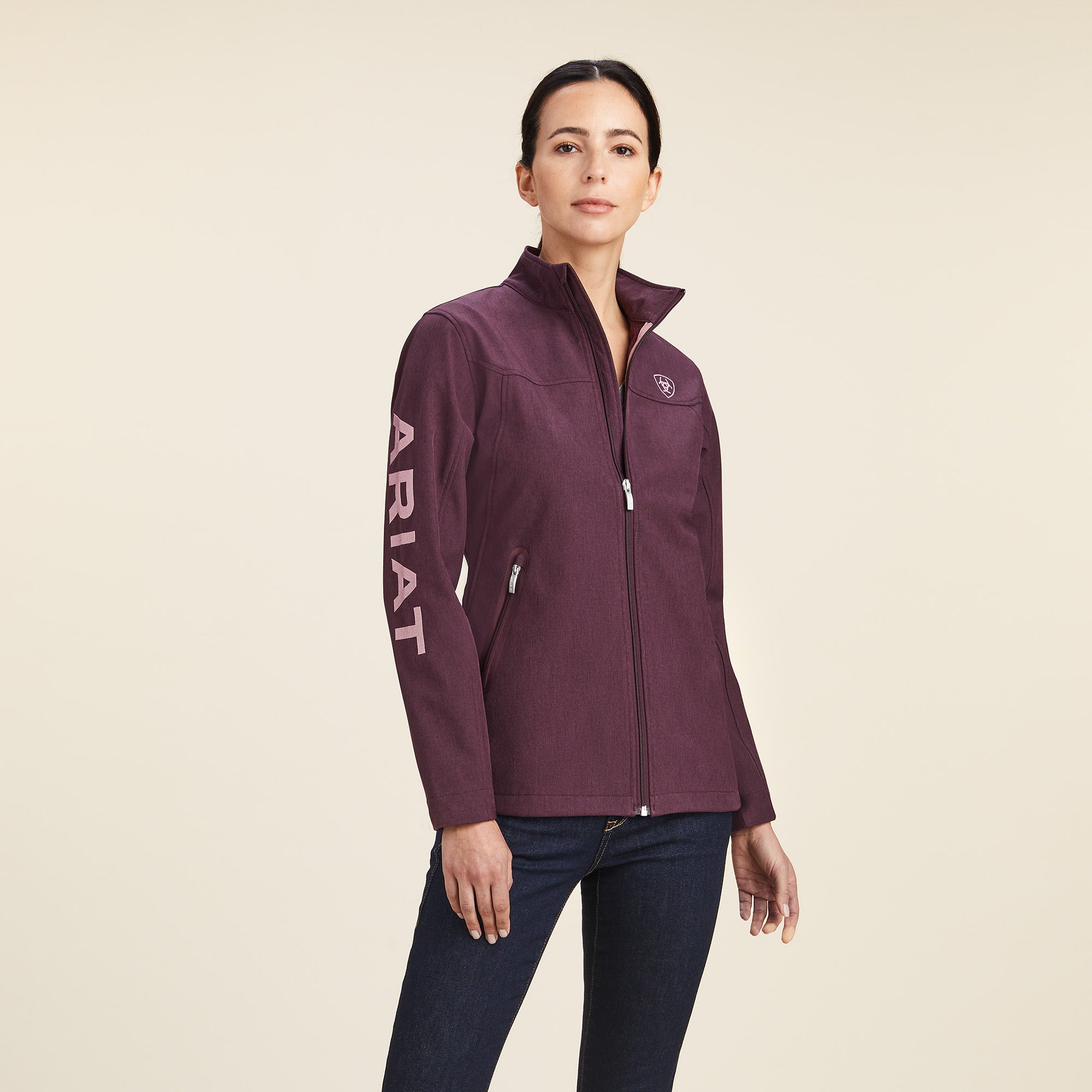 Ladies Mulbury Heather Ariat Softshell Jacket