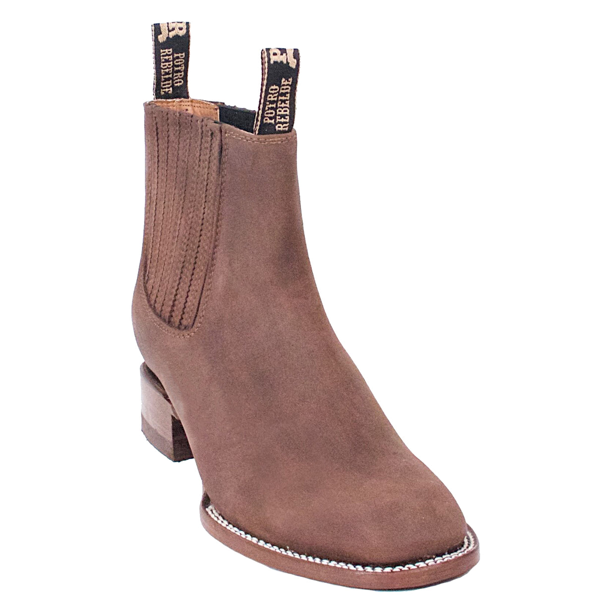 Potro Rebelde Square Toe Western Boots Mens 8 968B8303 MEN BOTINES CHARROS SQUARE TOE MARTELL LEATHER BOOT  main image 4