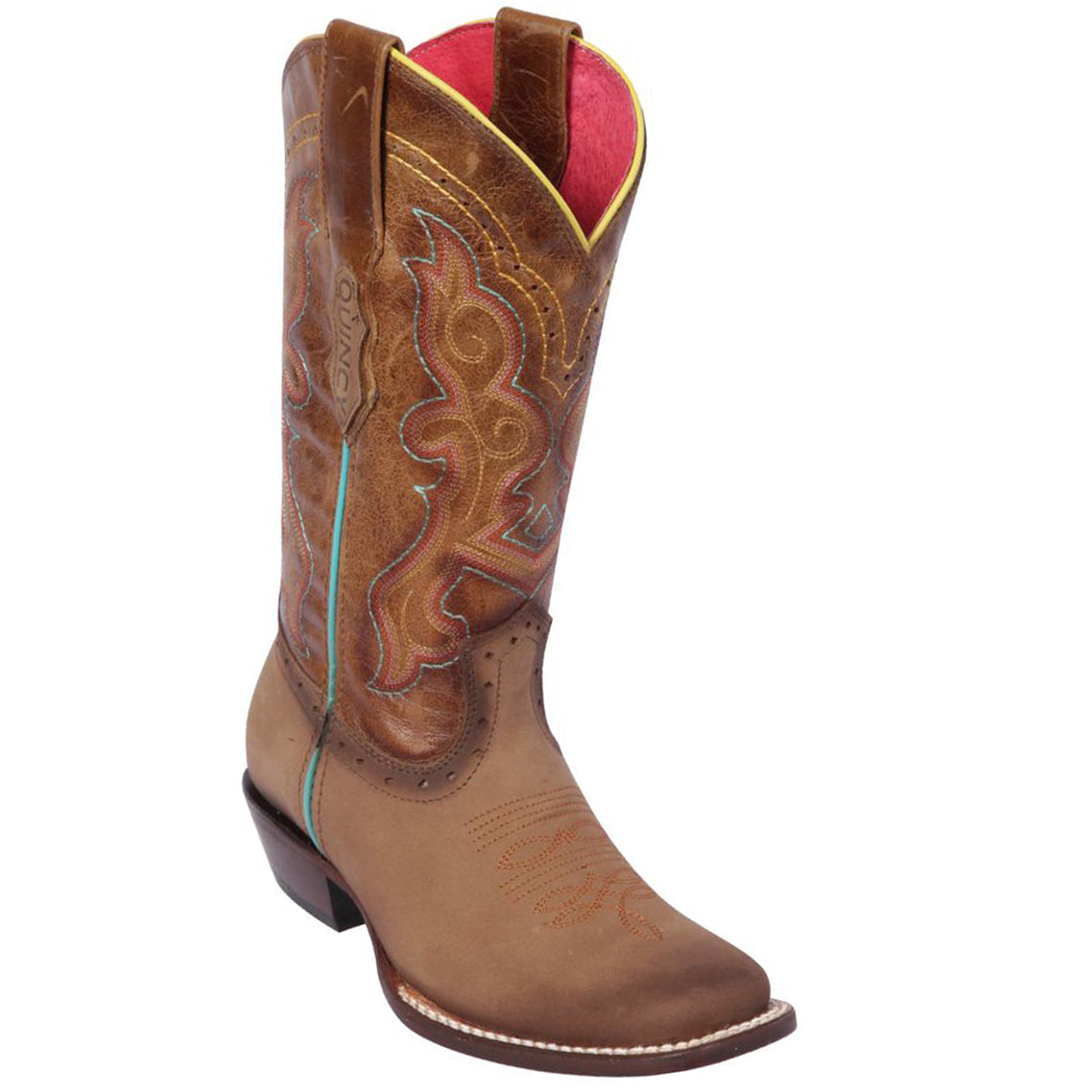 Quincy Brown Cowgirl Boots Square Toe
