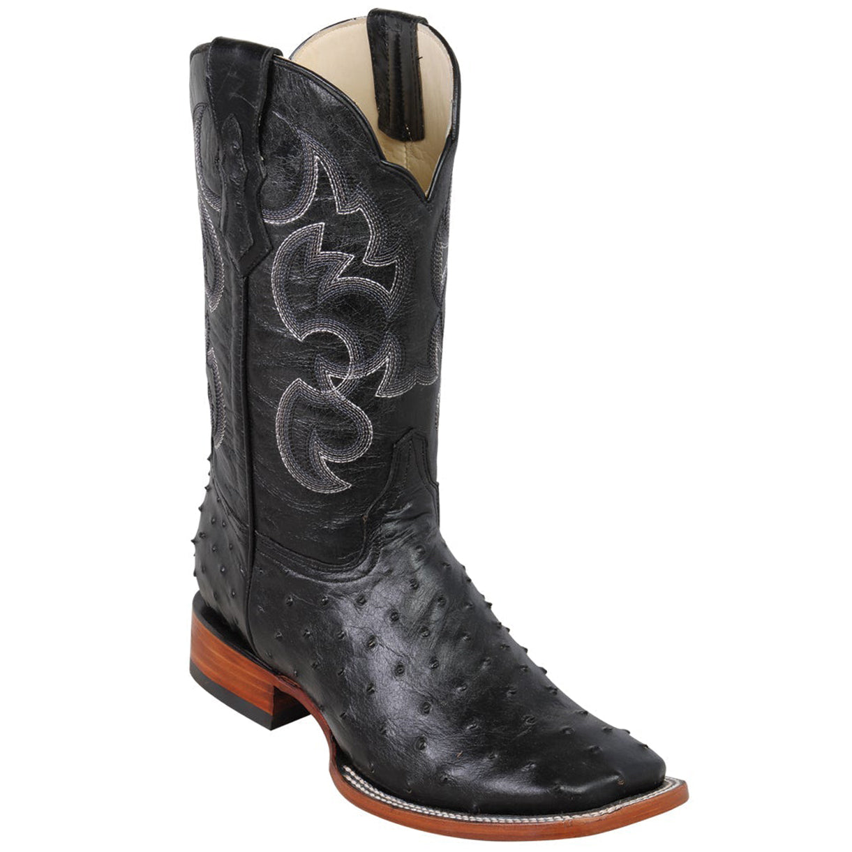 Ostrich print cowboy boots Clearance