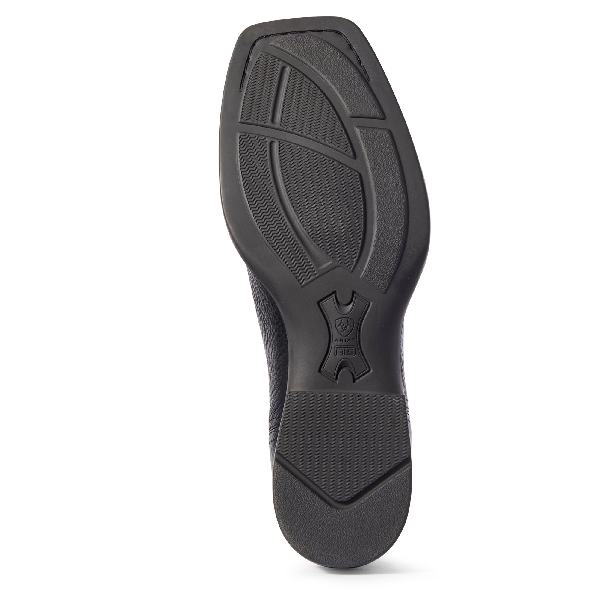 Black booker ultra western boot rubber sole