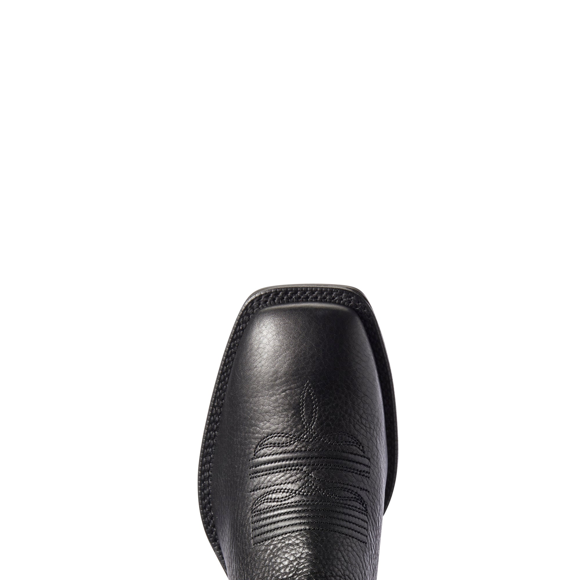 Black booker ultra western boot toe