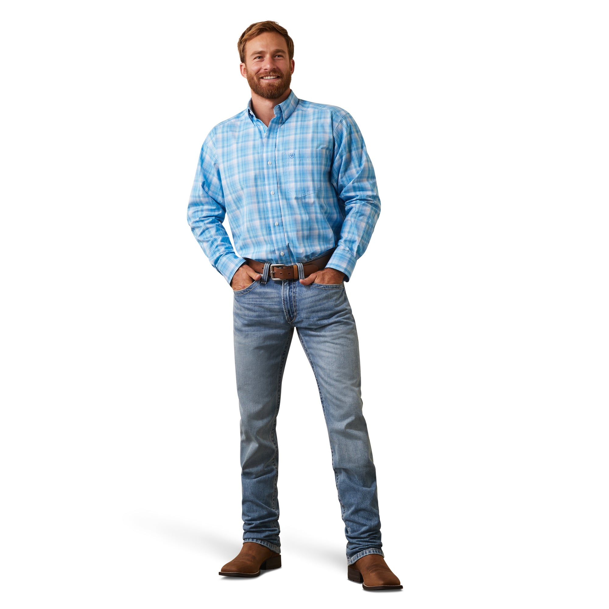 Image of Men's Ariat Long Sleeve Shirt Pro Lyle