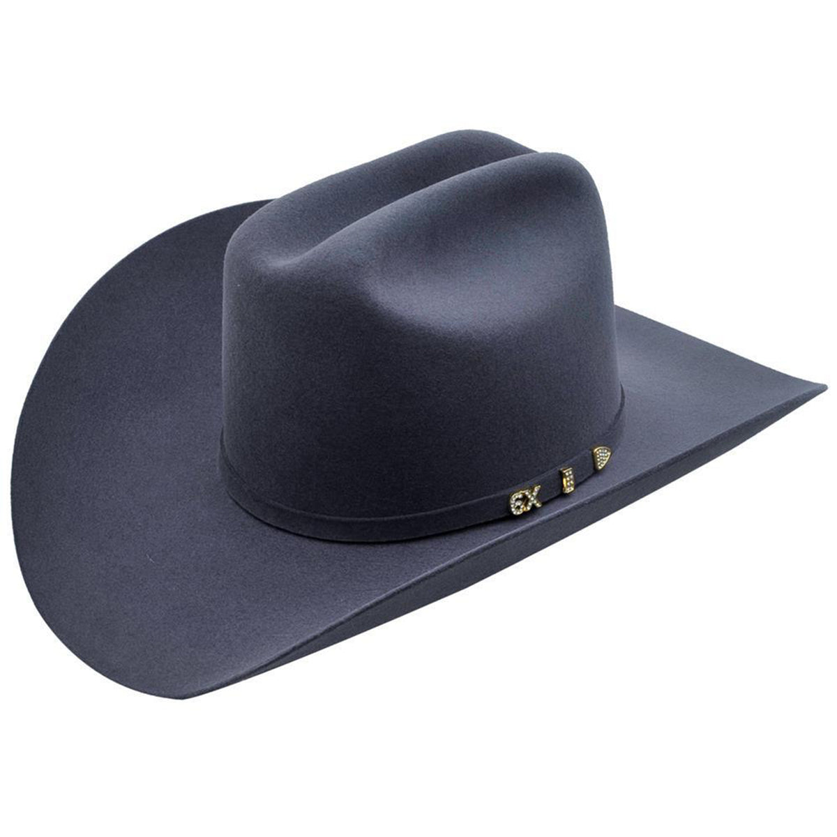 Serratelli Granite Grey 6X Beaver Cowboy Felt Hat display picture 1