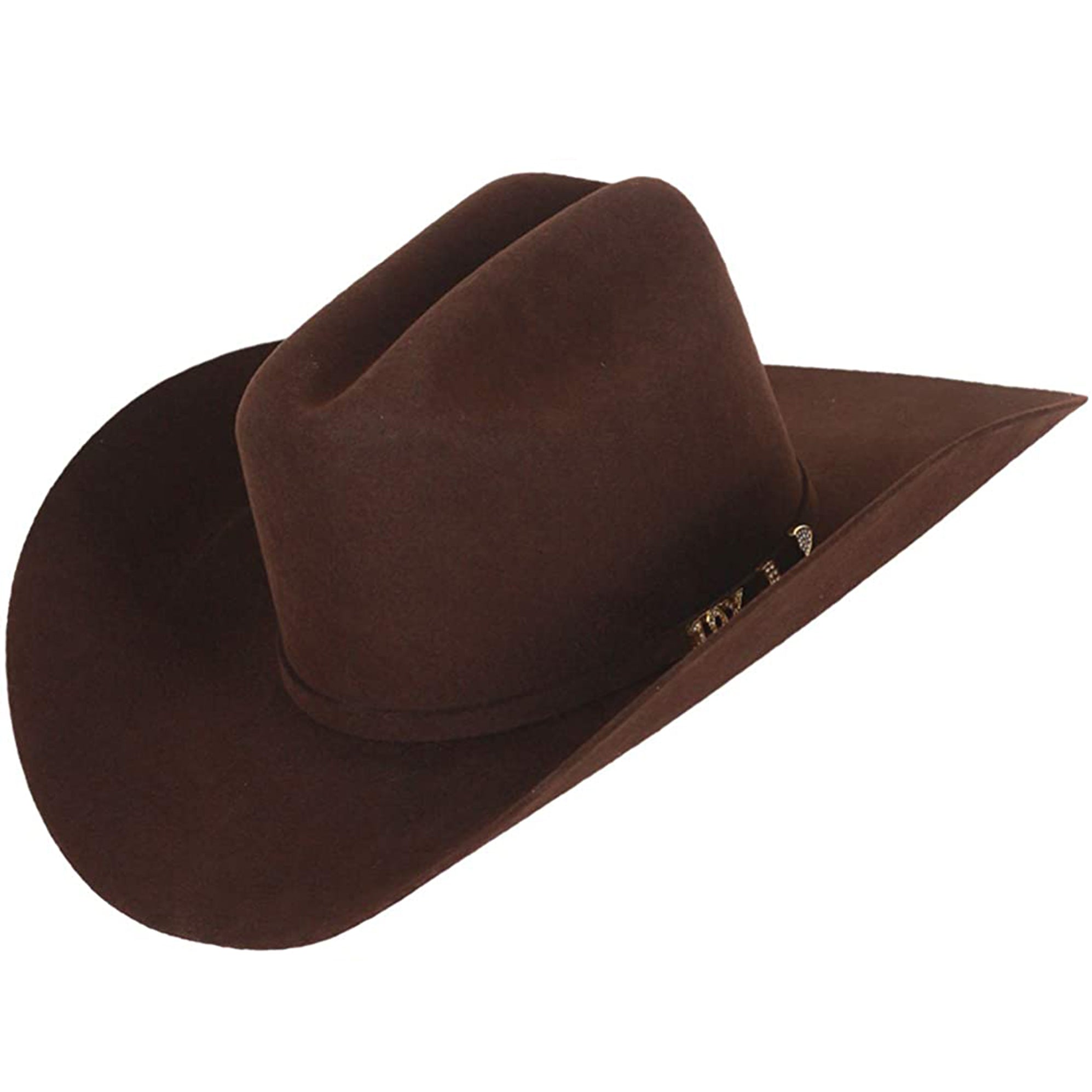 Serratelli Hats brown felt cowboy hat