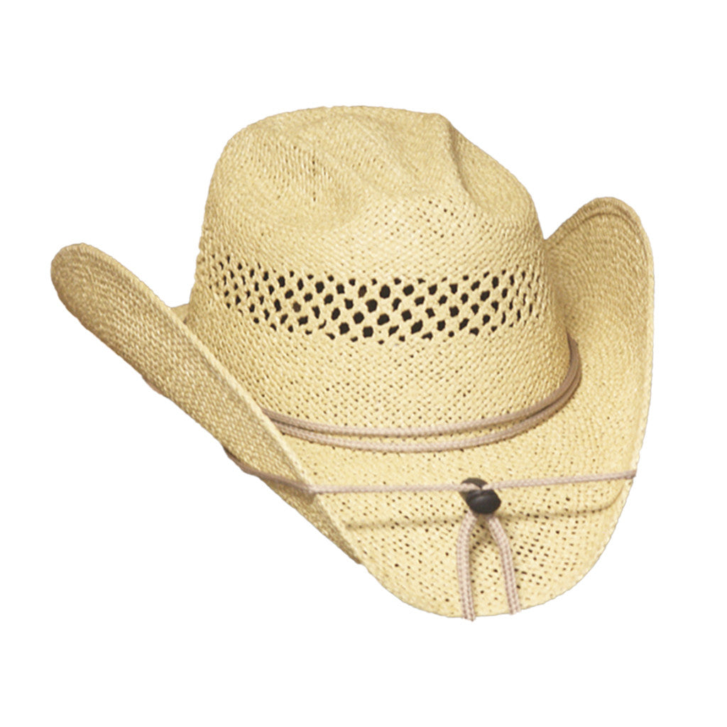 Natural Cowgirl Straw Hat by Stone Hats