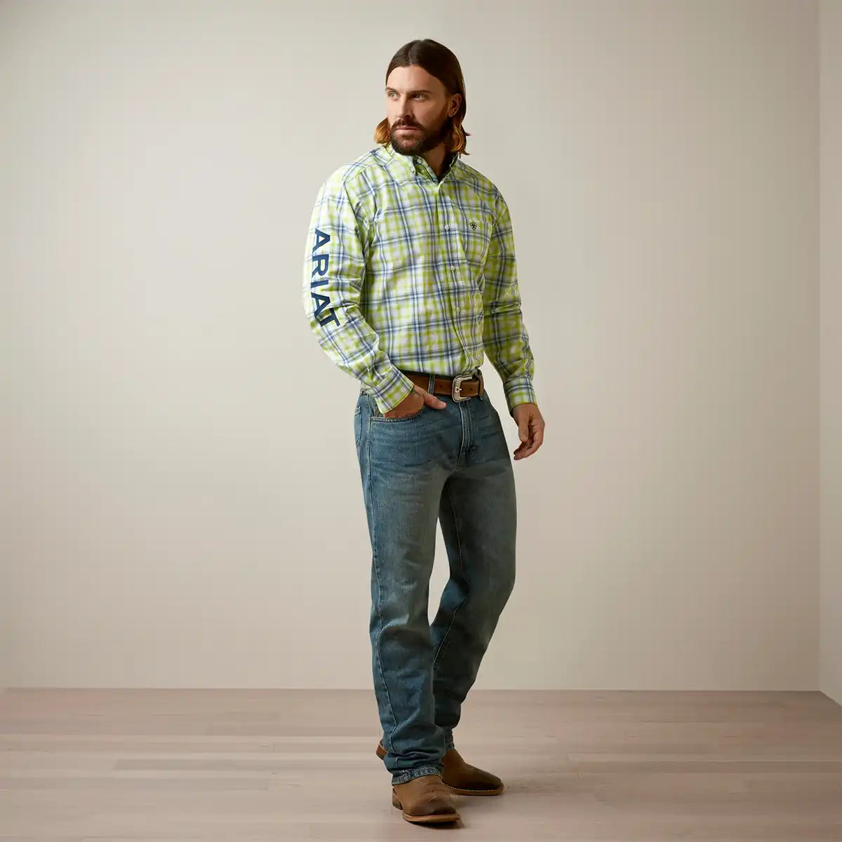 Camisa Ariat Pro Series Team Dayton Lime