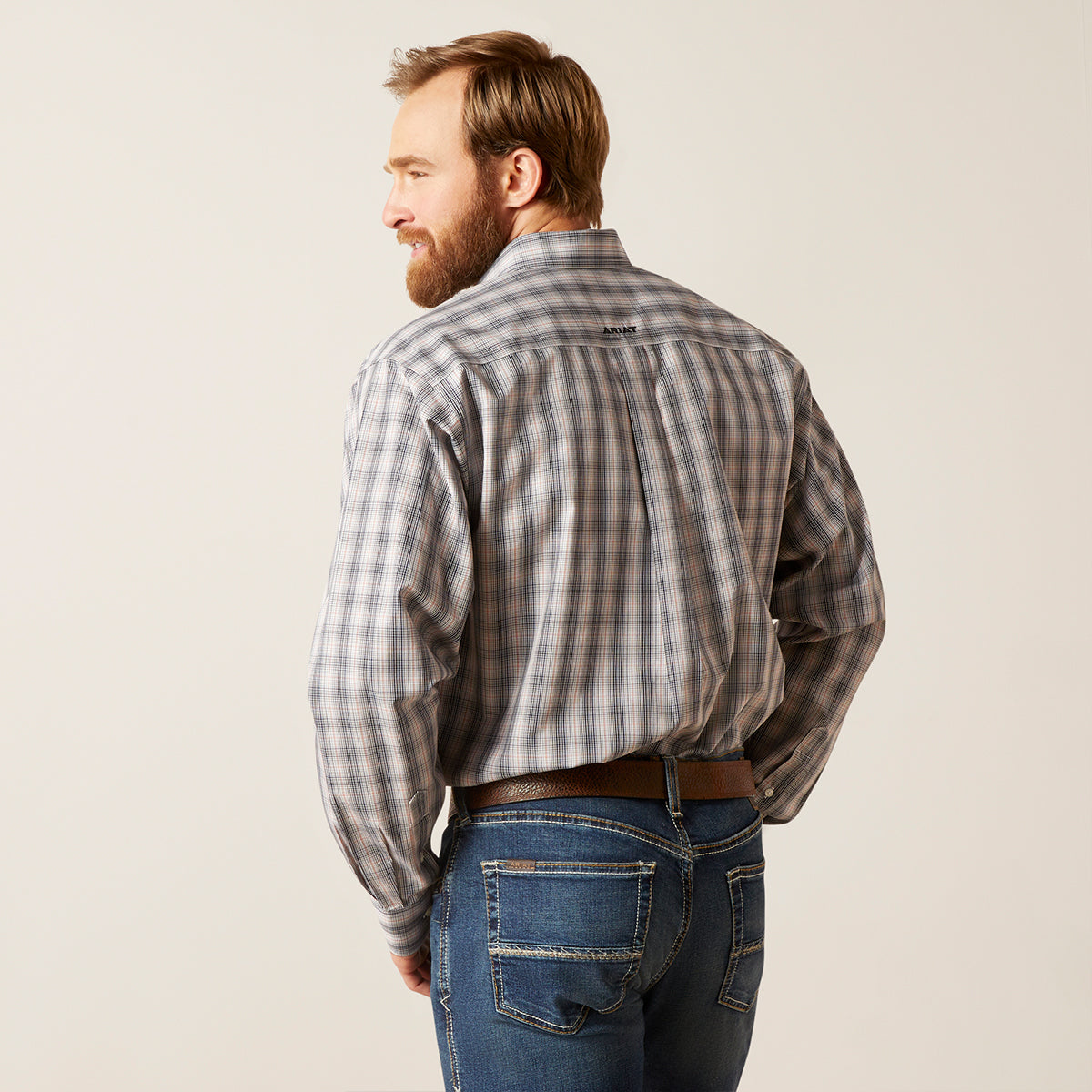 Camisa Ariat Wrinkle Free Vahn a Cuadros