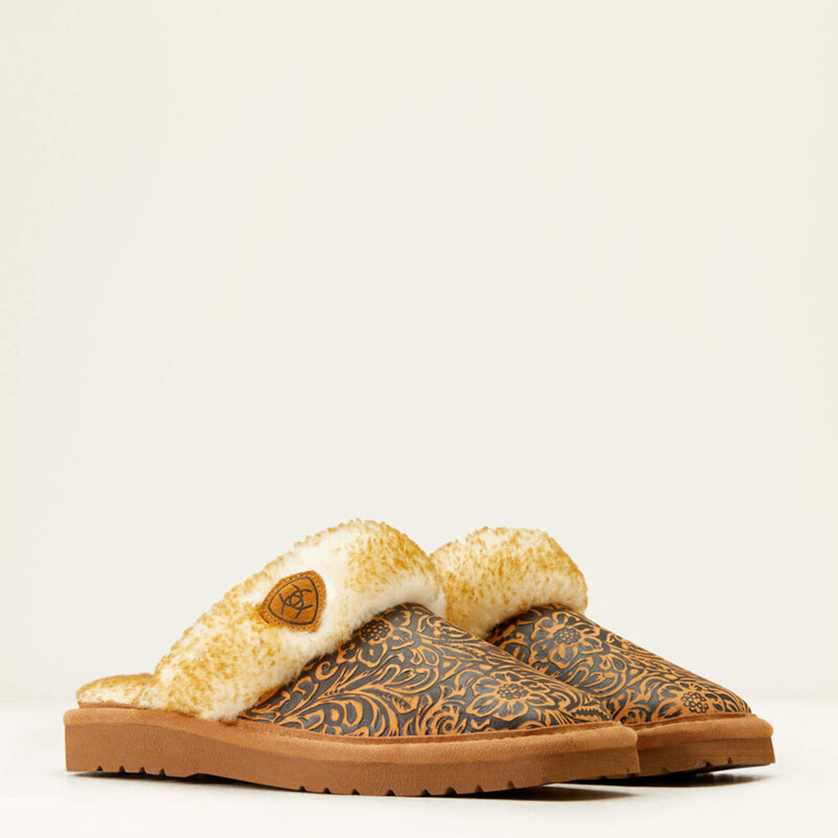 Ladies Ariat Slippers Jackie Embossed Square Toe
