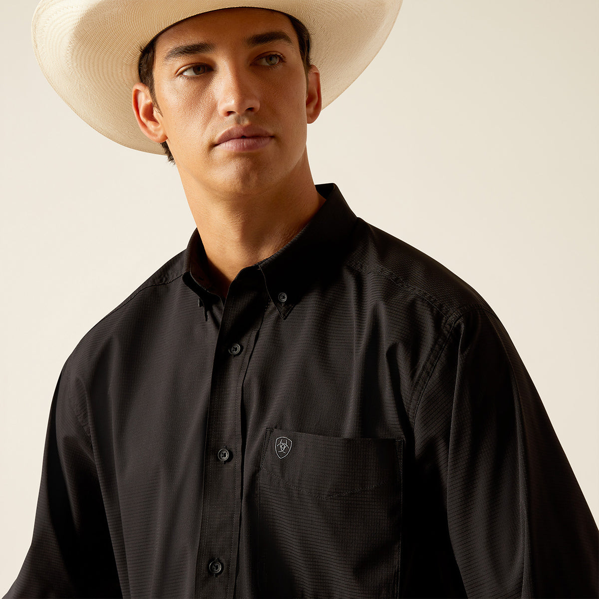Ariat Men's Black 360 Airflow Classic Fit Shirt