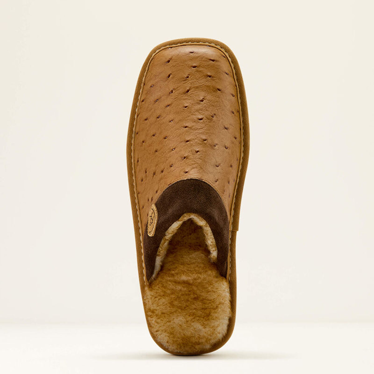 Pantufla Ariat de avestruz