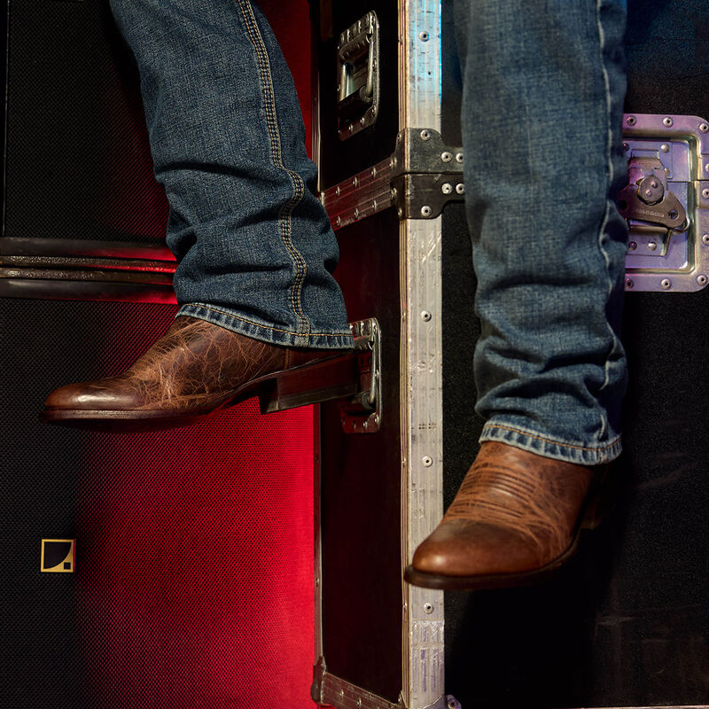Ariat Men's Maverick Western Boots Loco Brown J-Toe