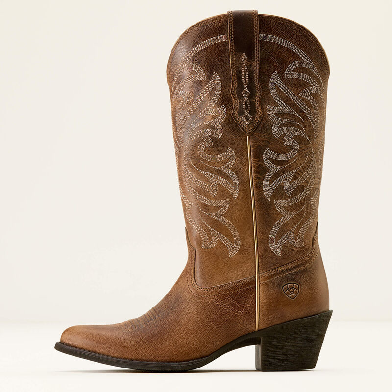 Side view Ariat Women's Heritage Cowgirl Western Boot J-Toe