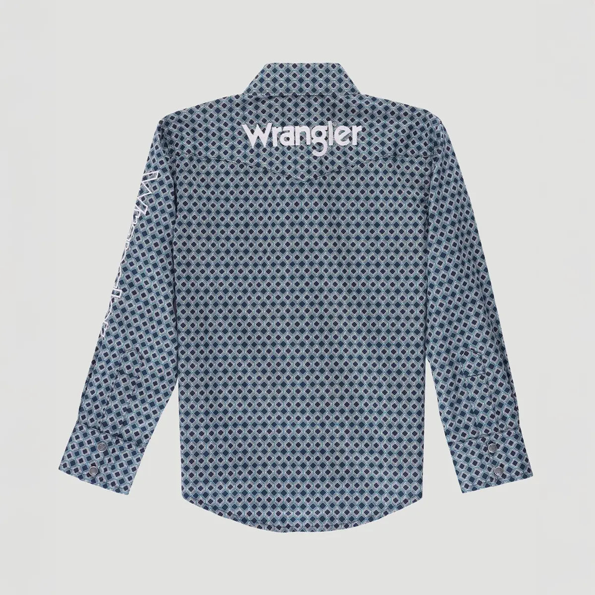 Camisa Wrangler Vaquera para Niño Azul Marino