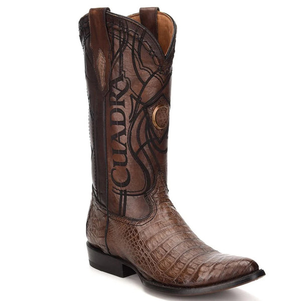 Caiman Belly Cuadra Boots Brown