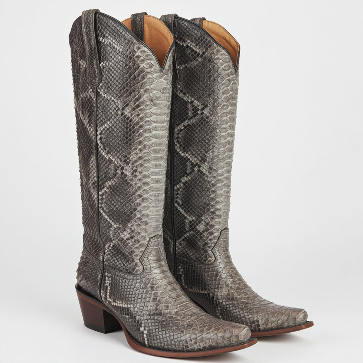 Women's Snakeskin Cowboy Boots | Genuine Python