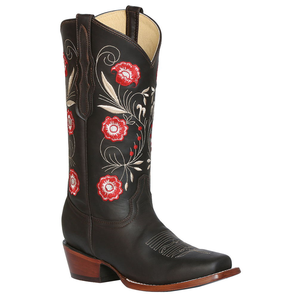 Flower Volcano Honey Cowgirl Boots main image 1