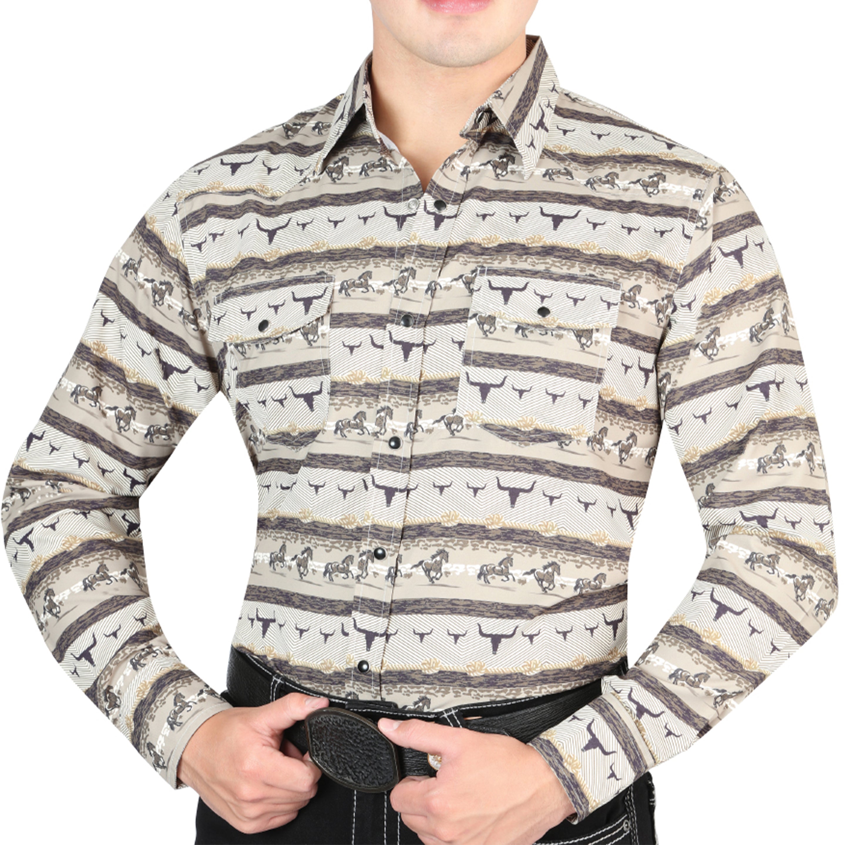 Texas Longhorn Pearl Snap Shirt