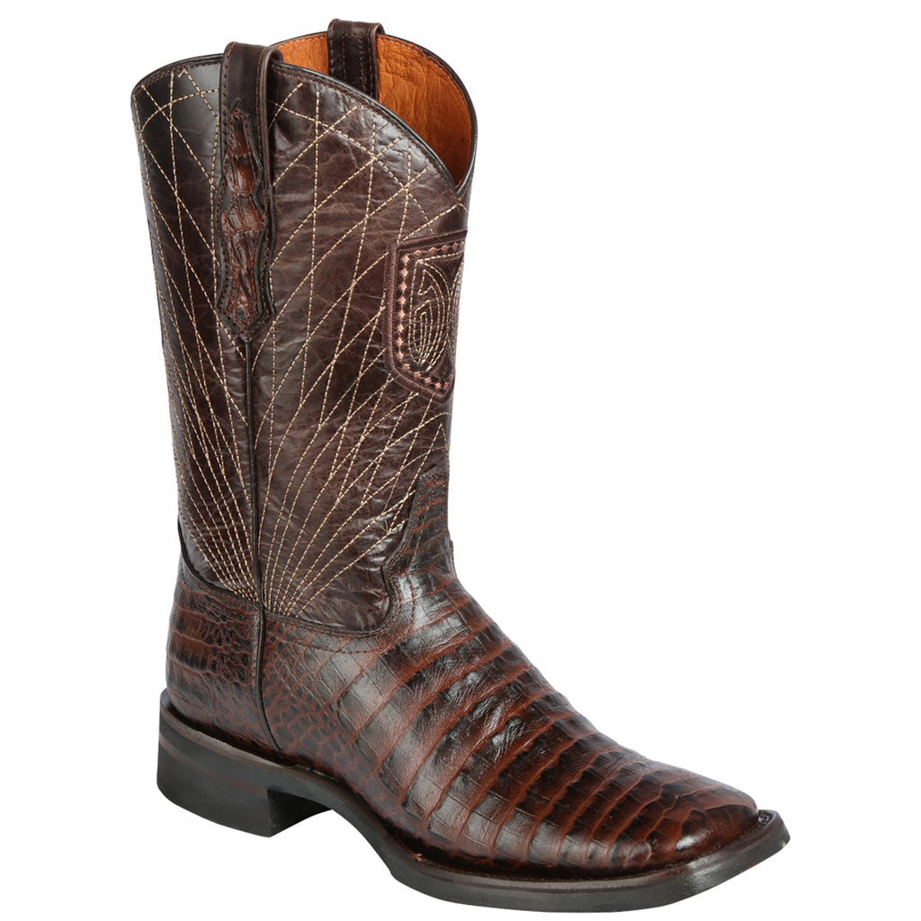 Caiman Print Cowboy Boots - El General display picture 1