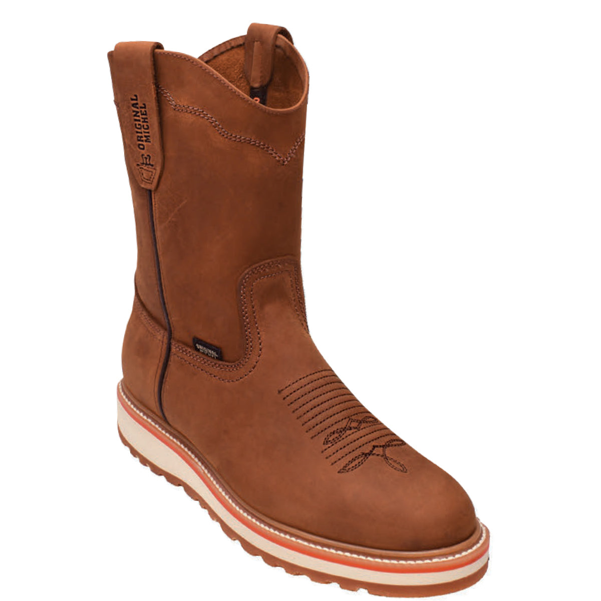 Men's Chedron Pull On Work Boots H-50D R Toe