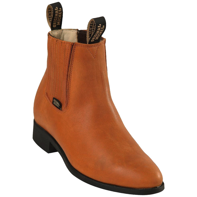 Original Michel Men's Grasso Cognac Botines Charros H64