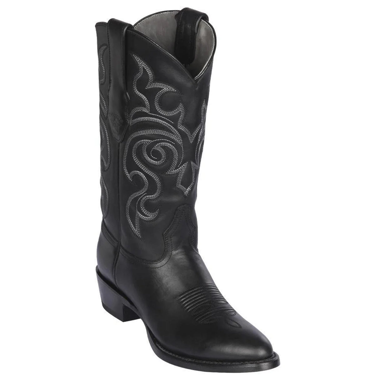 10.5D seldom worn Black men’s cowboy boots MILWAUKEE LEATHER BOOT J TOE by DAN POST – Dan Post Boots main image 4