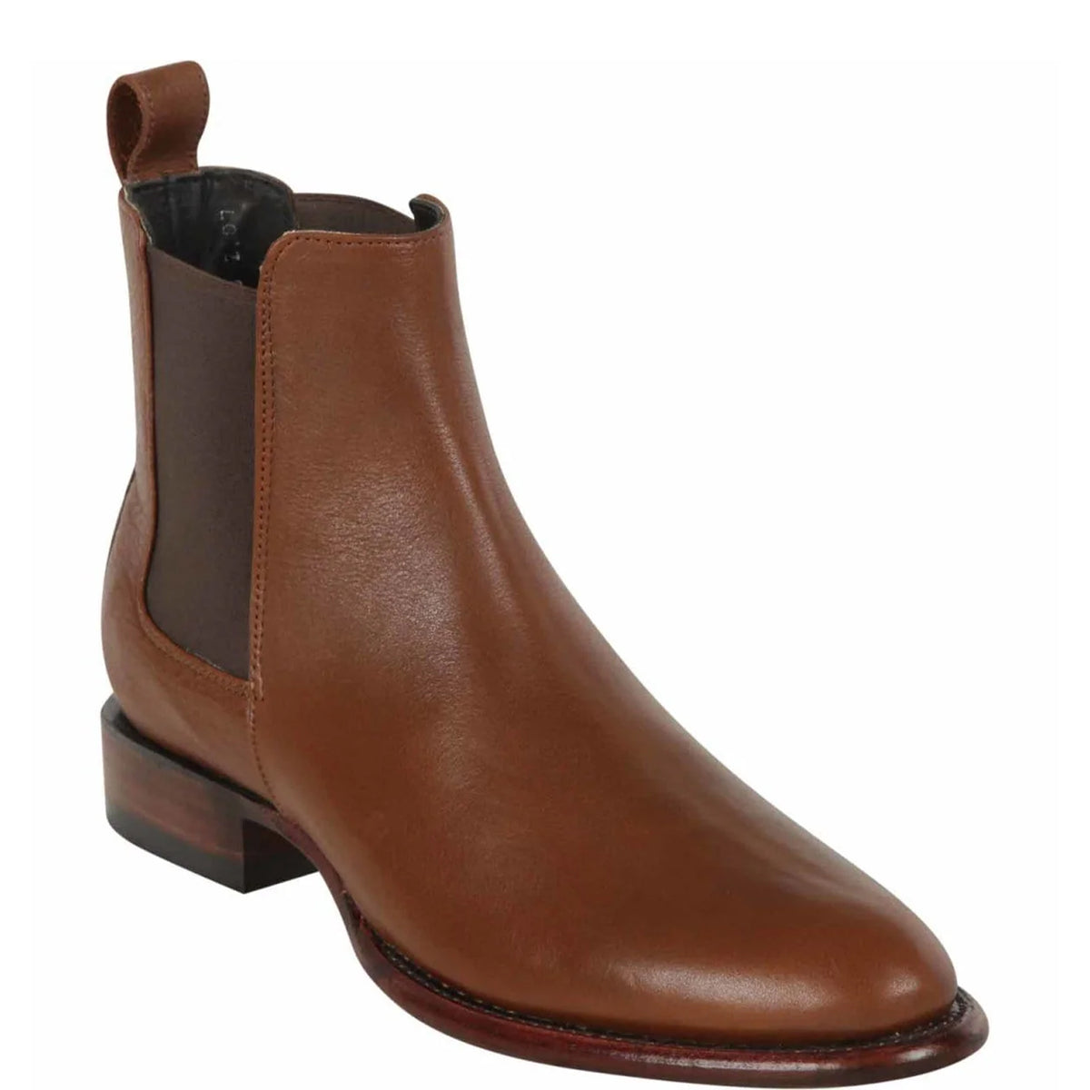 Men\'s Brown Leather Ankle Boots - Classic Buckle Chelsea Style OIL RESISTANT Amazon.com: Men main image 3