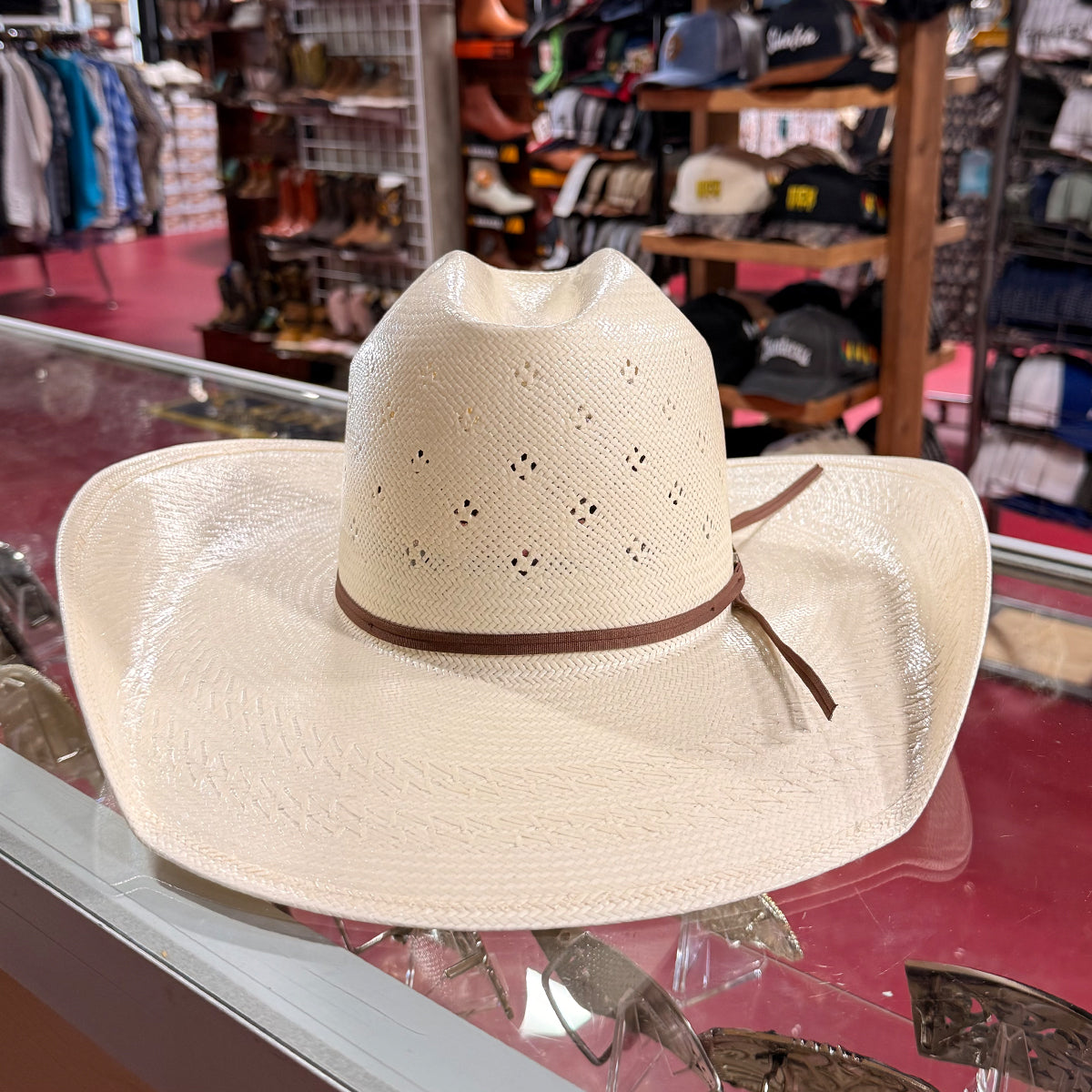 American Hat Company 8120 minnick straw western hat.