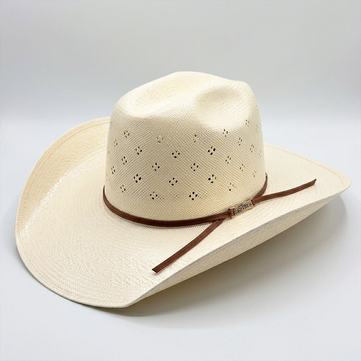 American Hat Company 8120 minnick straw cowboy hat.