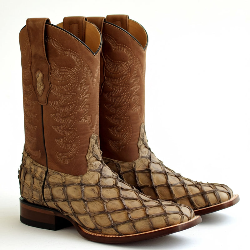 Cinto Vaquero de Pirarucu Original Color Tabaco - Los Altos Boots main image 0