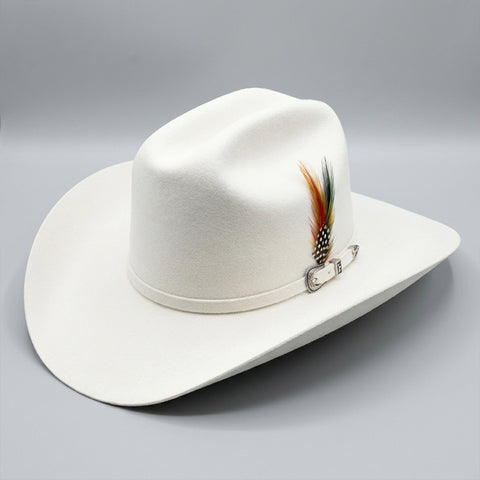 ChaparralWhiteCowboyFeltHat.  display picture 2