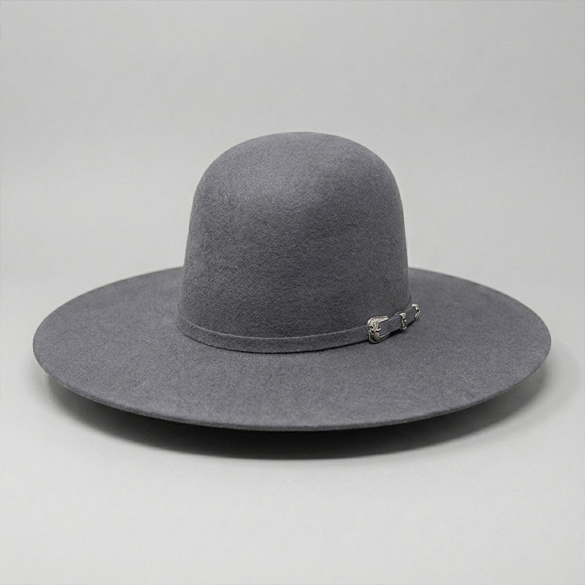 Cuernos Chuecos 6X Charcoal Grey Open Crown Cowboy Felt Hat