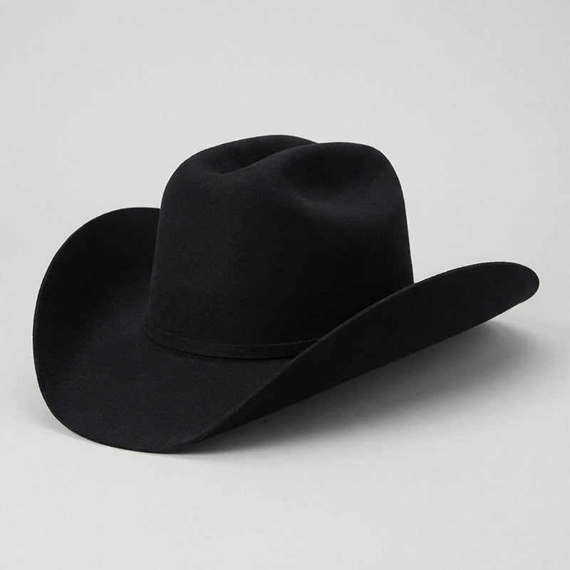 Cuernos Chuecos 6X Milano Black Felt Cowboy Hat