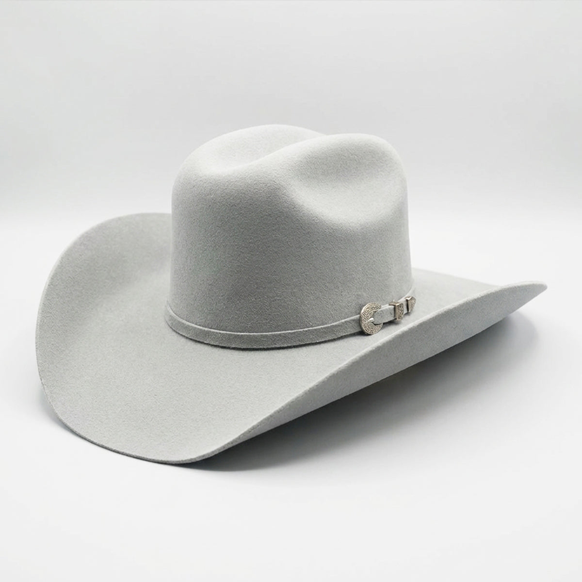 Cuernos Chuecos 6X Mist Grey Felt Western Hat