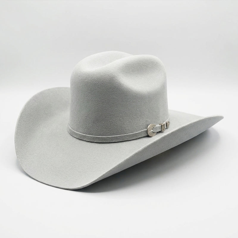 Cuernos Chuecos 6X Mist Grey Felt Western Hat
