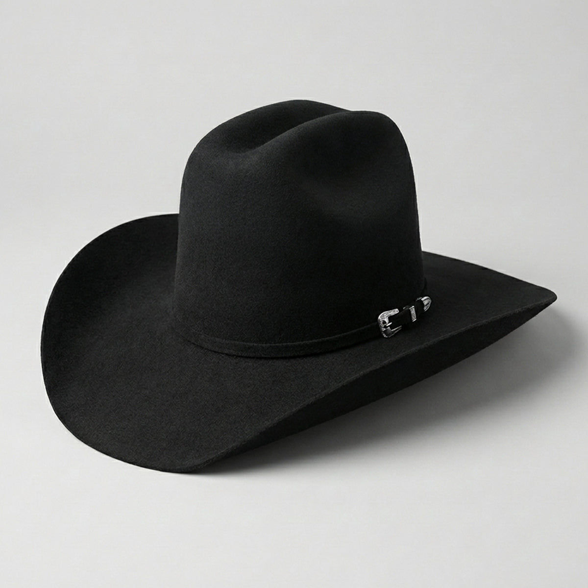 Cuernos Chuecos Black Quarter Horse Cowboy Hat
