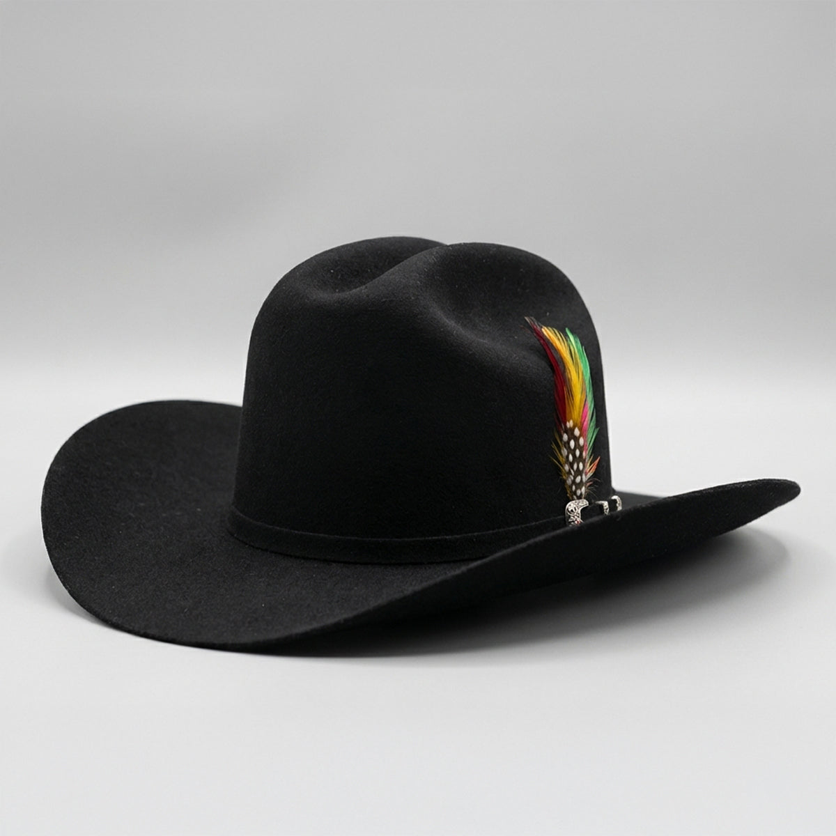 Cuernos Chuecos Chaparral 10X Black Tejana Hat
