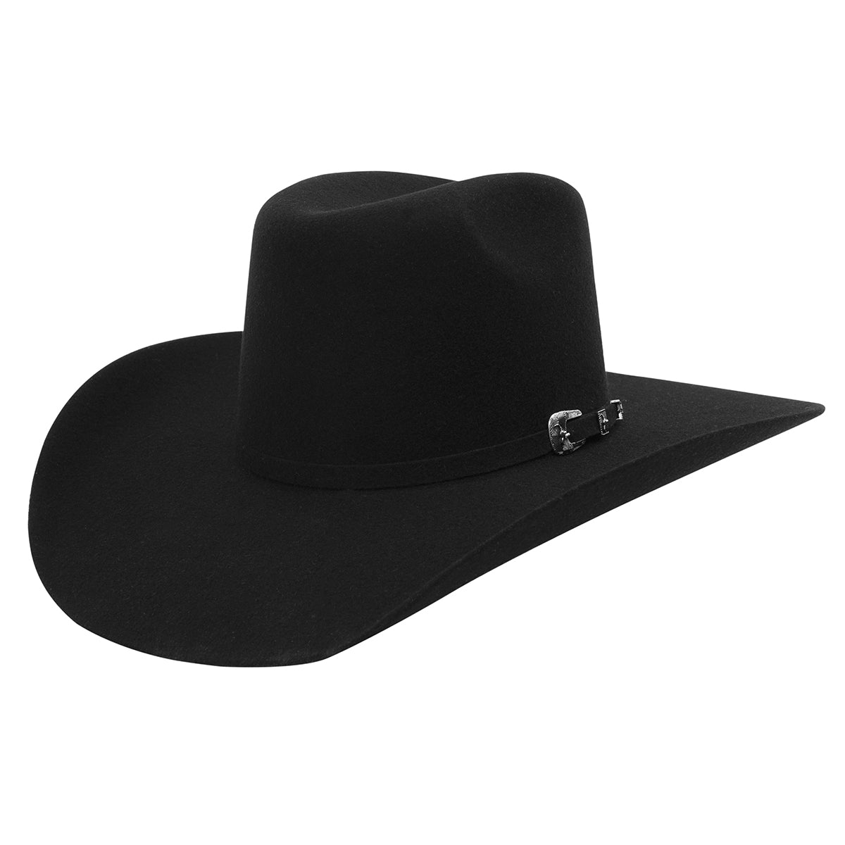 Cuernos Chuecos Renegade 6x wool black felt cowboy hat.