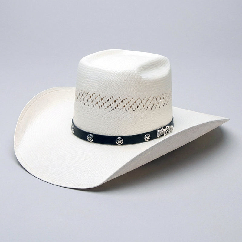 Cuernos Chuecos Vented Brick Crown Straw Cowboy Hat