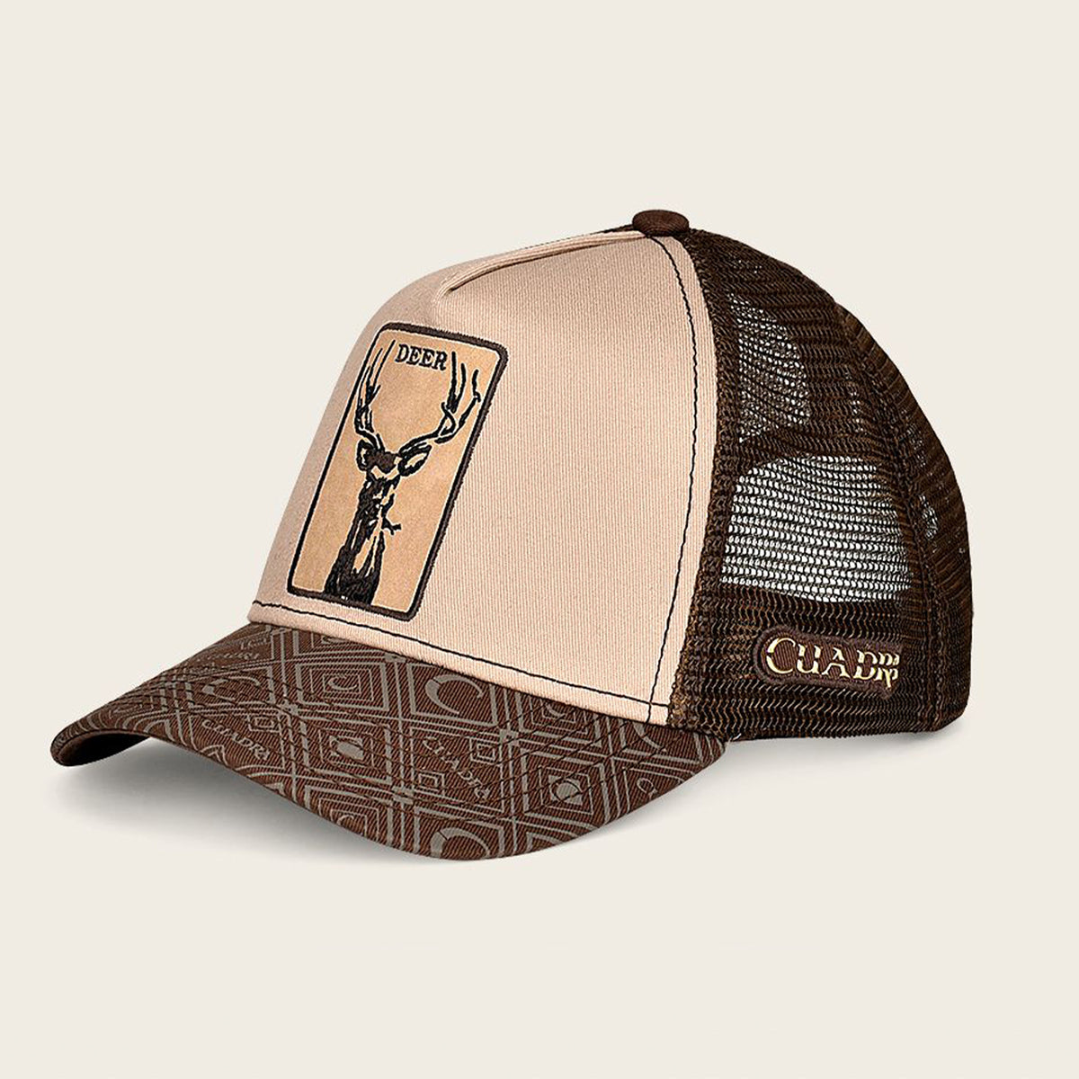 CUADRA BLACK WOMEN’S SNAPBACK CAP IN GENUINE LEATHER WITH HORSE EMBLEM
 NWOT Cuadra Black Caiman Gorra – El Charro Western Wear main image 3